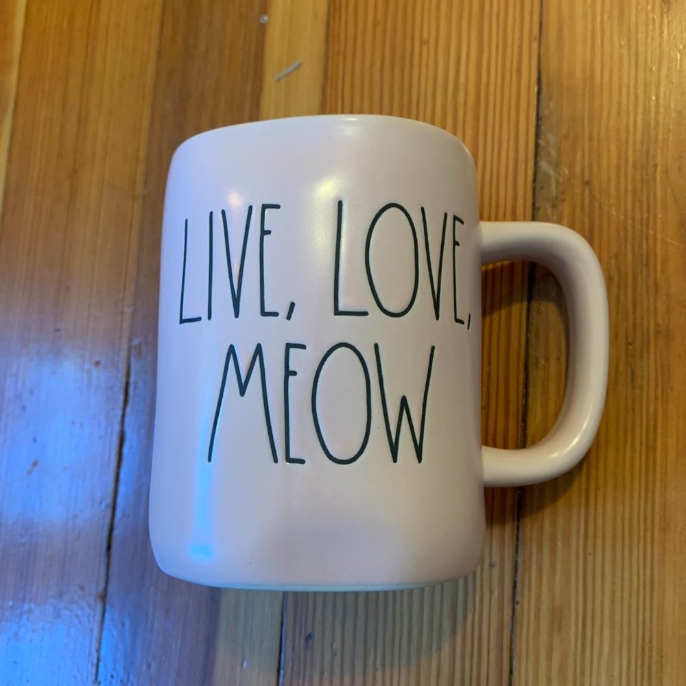 *Host Pick* Rae Dunn LIVE, LOVE, MEOW Mug